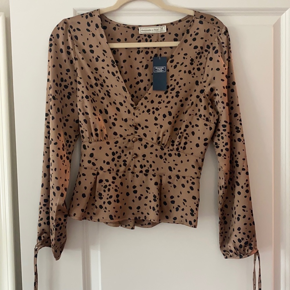 Abercrombie and Fitch blouse satin